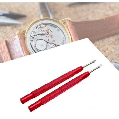 2pcs Aluminum Alloy Watch Hand Presser Watch Hour Minute Second Hand Pressing Setting Removing Watch Repair Tool for Watchmaker