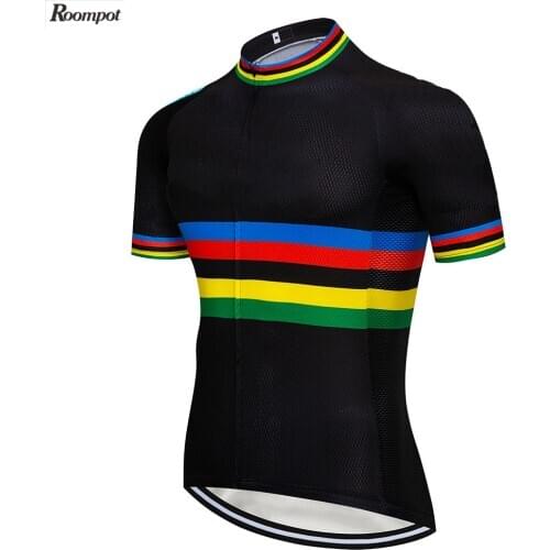 2019 Black Custom 6XL Cycling Jersey Tops Summer Cycling Clothing Ropa Ciclismo Short Sleeve Bike Jersey Maillot Ciclismo