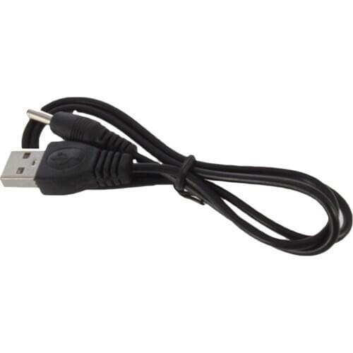 80cm USB 2 0 Type Male 3 5mm DC Power Plug Barrel Connector 5V Cable Black Wholesale