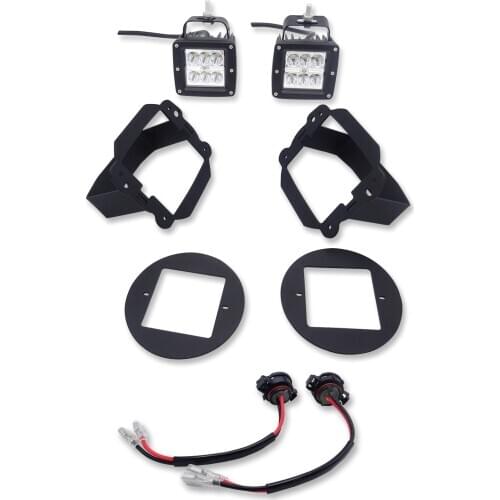 Automotive Accessories For Jeep Wrangler JK 2010-2018 Car Led Light Into Bumper 3" 24W Fog Lights Pod Upgrade Kits Car Lights