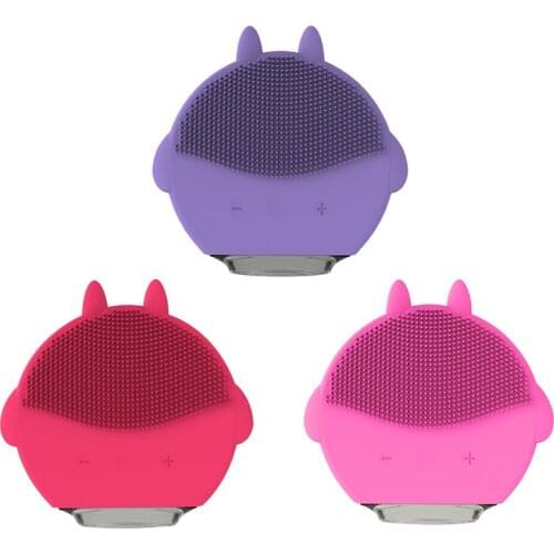 Beauty Face Wash 8000 High Frequency Vibration Pore Cleansing Blackhead Acne 5 stalls USB charging waterproof use