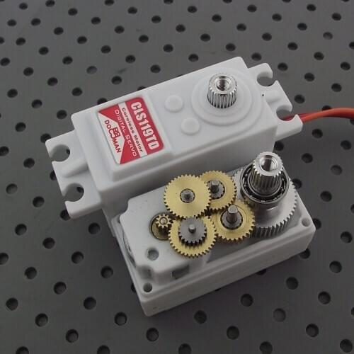 DOMAN 2pcs/lot digital 9kg low profile servo 42g/0.09s/8.3kg.cm DM-CLS119TD metal gear coreless motor for rc car steering