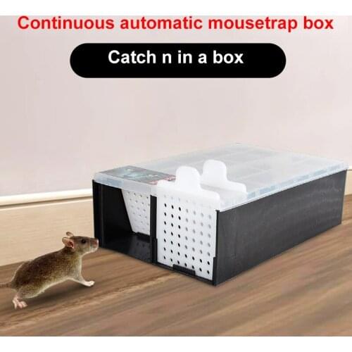 Household Continuous Mousetrap Large Space Automatic Rat Snake Trap Cage Safe And Harmless High Efficiency Mousetrap Rodent Cage