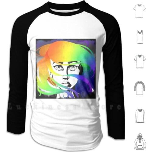 " The Other Side : Chronicles " By Piercing Lazer Album Cover ( Without Title ) Hoodie Long Sleeve Rainbow