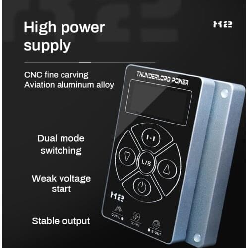 JZ high end tattoo equipment supplier x2 high power tattoo machine power supply touch button high definition digital display