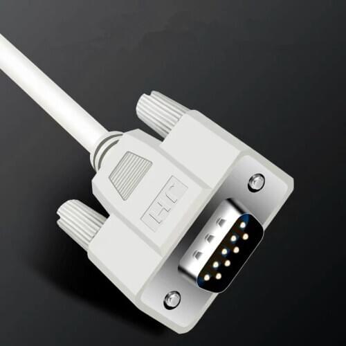 Duble DB9 Male To DB9 Female cable,Industrial grade 9 Pin female-to-female serial COM port cable for set-top box barcode Modem