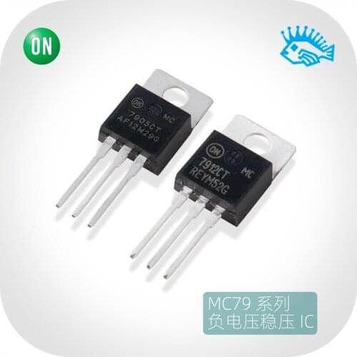 2PCS ON TO-220 three-terminal regulator IC negative voltage 1A LM/MC7905/08/09/12/15/18/24