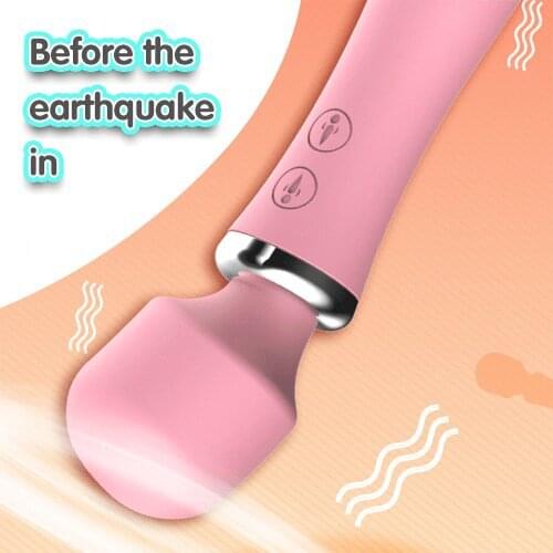 Powerful Clit AV Vibrators for Women 10 Speed USB Charge AV Magic Wand Vibrator G spot Stimulator Sex Toys for Woman Masturbator