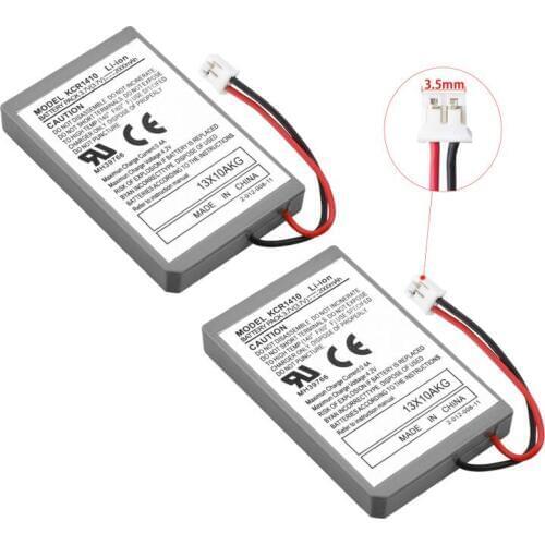 2 PCS Battery & Cable For Sony Playstation PS4 Pro Dual shock 4 Pro Controller