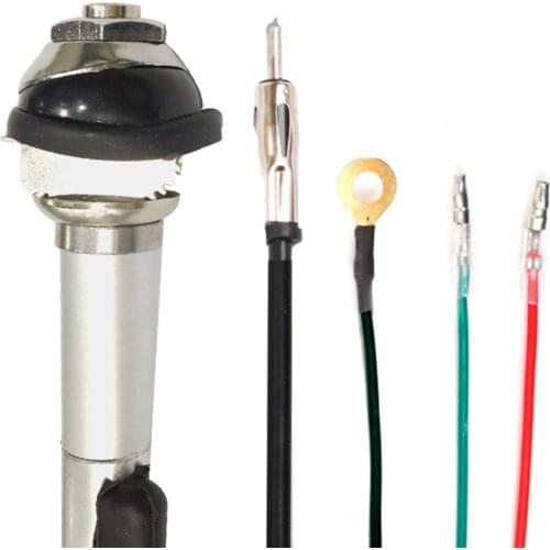 Car Electric Power Antenna Set for AM/FM Radio Powerful Durable