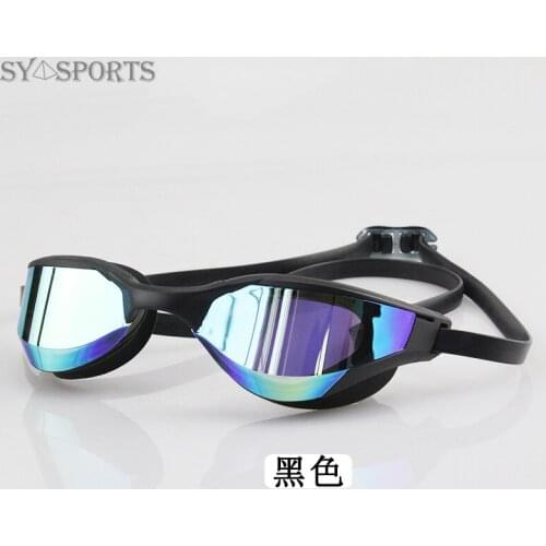 NEW Silicone Professional Waterproof Swim Goggles Plating Clear Anti-fog Swim Glasses Anti-UV Men Women Swimming goggles