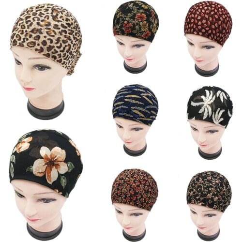 New Full Cover Muslim Inner Hijab Scarf Lace Cap Turban Womens Headwear Underscarf Islamic Headscarf Wrap Hat Bonnet Hair Loss