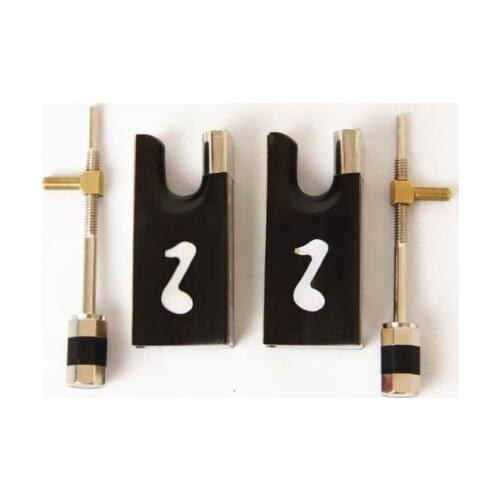 Wholesale 5 Sets Top Grade Brand New Ebony Violin 4/4 Bow Frog Ablone Full Lined Nickel Silver Parts Accessories