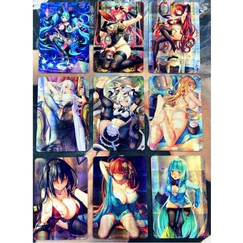 9pcs/set FGO ACG Sexy Toys Hobbies Hobby Collectibles Game Collection Anime Cards