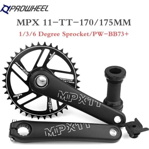 Push rod crank 170mm 175mm bicycle gear 30t 32t 34T 36t 38t 40t 42t narrow range bicycle pinion MTB SRAM Shimano deore