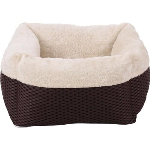 Warm Fleece Dog Bed Round Pet Lounger Cushion For Small Medium Large Dogs & Cat Winter Dog Kennel Puppy Mat Pet Bed Nest