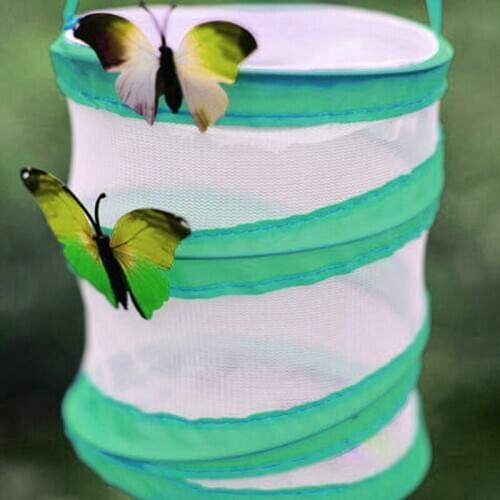 14*15cm Praying Folded Cage Small Popular-up Enclosure Mantis Insect Cage Housing Biology Toys