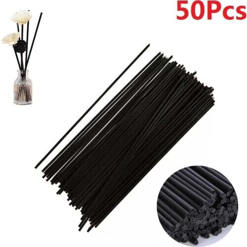 50Pcs 3mm Reed Diffuser Replacement Stick DIY Handmade Home Decor Extra Thick Rattan Reed Oil Diffuser Refill Sticks