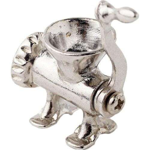 Miniature Dollhouse Accessories Mini Meat Grinder Chopper Processor Dollhouse Model For Deco Kitchen Toy 1:12 Simulation Fo O1E9