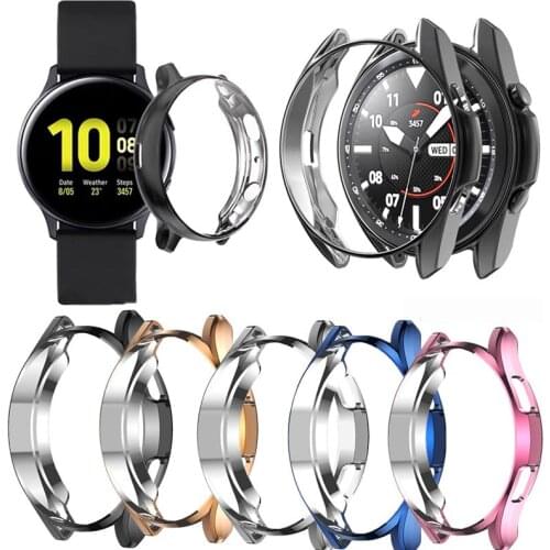 Cover Case for Samsung Galaxy Watch 4 Classic 42mm 46mm Bumper Accessories Protector Full Coverage TPU Screen Protection