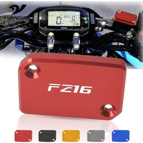 CNC Motorcycle Accessories Front Rear Brake Cylinder Fluid Reservoir Cover Cap For YAMAHA FZ-16 FZ16 FZ 16 2009 2010 2011 2012