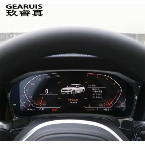 For BMW 3 Series G20 G28 Car Instrument Desk Dashboard Frame Cover Stickers Trim decoration styling Auto Interior Accessories