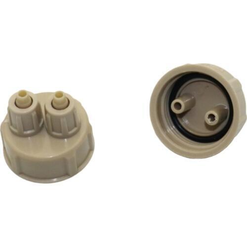 Homemade CO2 System Tube Valve Guage Bottle Cap Garden Aquarium CO2 Accessories Screw Bottle Cap 2 Pcs