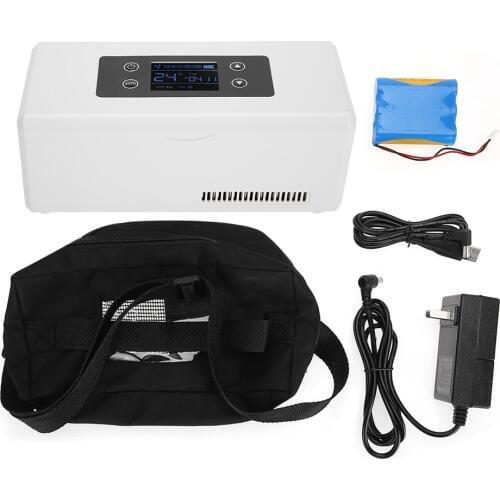 Insulin Refrigerator Cooler Medical Travel Cooling Case 220V Accurate Temperature Control For Storing Insulin Pill Box