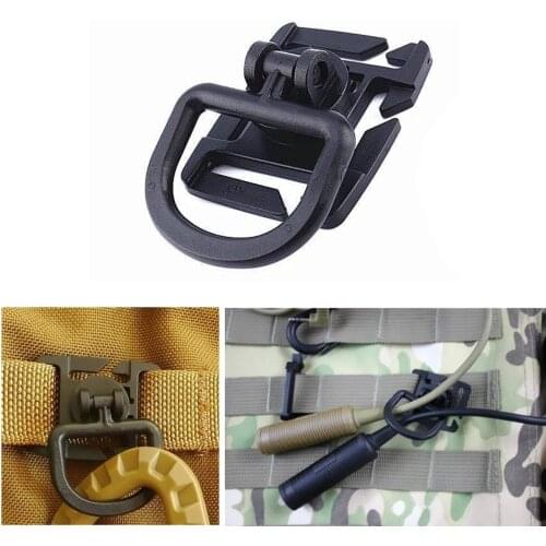 Outdoor Accessories MOLLE System Hooks Carabiner Kettle Buckle for Tactical Bag Army Belt Mountaineering Travel Hiking Backpack