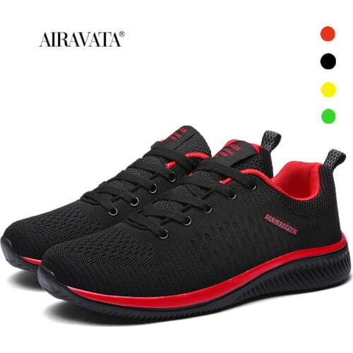 Casual Sneakers Mens Running Shoes Knitted Comfortable Tenis Feminino Lightweight Tenis Masculino Lace-up