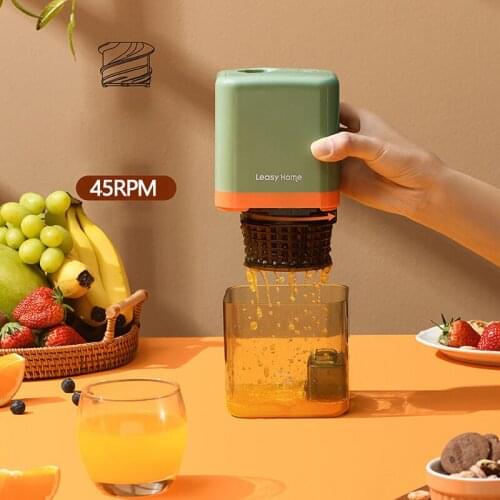 USB Slow Juicer Mini Screw Cold Press Extractor Electric Blender Orange Squeezer Friut Vegetable Slow Auger Juicer Juice Maker