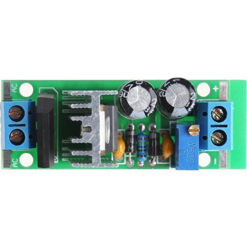 Suite LM317 Module Adjustable Power Supply Regulated Plate Rectifier AC/DC Input #Aug.26