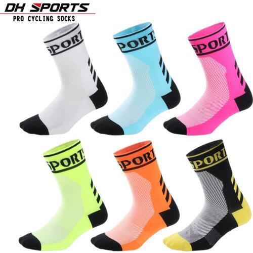 Unisex Cycling Socks Men Bicycle Road Bike Socks Wearproof Sports Outdoor Running Compression Socks For Women DH SPORTS