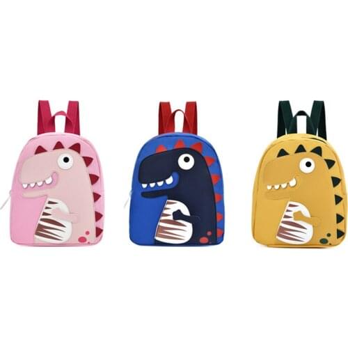 2020 Newest Hot Toddler Kids Cartoon Dinosaur Backpack Children Boys Girl Kindergarten Small School Bag Nursery Rucksack
