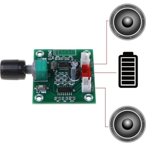 2021 New XH-A158 Ultra-clear Bluetooth 5.0 Low Power Amplifier Board PAM8403 DIY Wireless