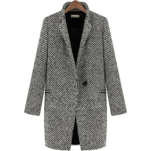 Nowsaa Women's Plaid Coats