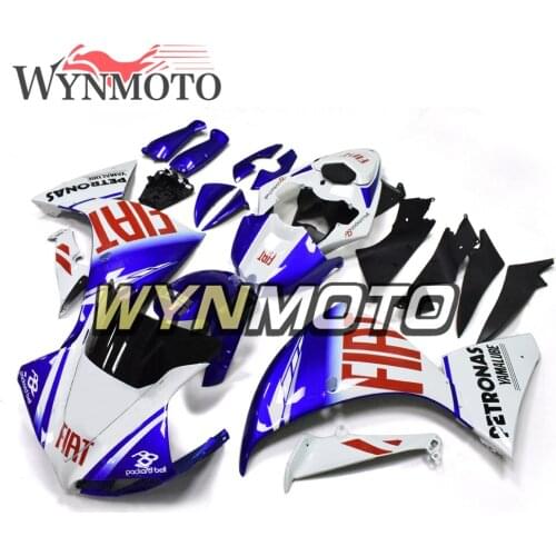 ABS Plastic Injection Motorcycle Fairings For Yamaha YZF R1 Year 2009 2010 2011 White Blue Complete Sportbike Frames Hulls Cover