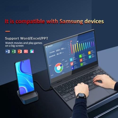 HD Portable Monitor Touch Screen 360degree Rotary Monitor 13.3'' 10-Point Touch UHD 1080*1920 Display for Phone and laptop