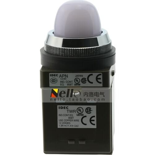 [SA]Japan and the spring IDEC 30mm indicator LED AC380V milky APN1386DNW Transformer--5pcs/lot