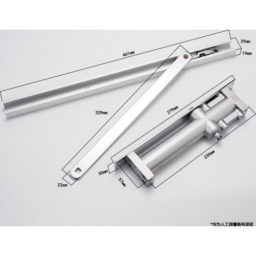 Concealed buffer hydraulic door closer Hotel special concealed hidden door closer hidden door closer load 80kg