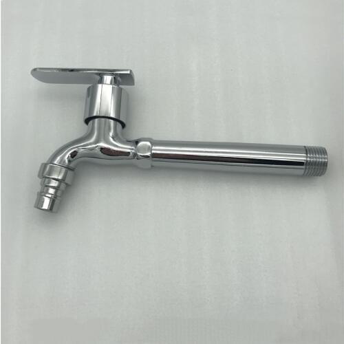 Contemporary Leading Single Mop Pool Polished Chrome Faucet Lengthen Mounting Washing Machine Tap Bathroom Accessories