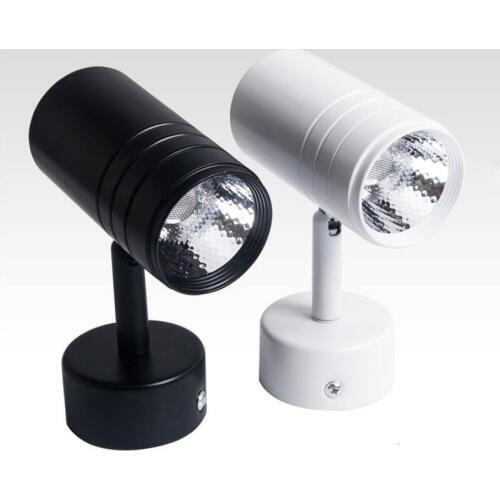 Led Wall Lamp Ac90-260v 7w 9w 15w 18w Modern Bedroom Bedside Lamp Black White Light Body Degree Angle Adjustable Wall Light