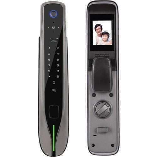 Smart Lock TUYA Smart Door Lock Digital Code Fingerprint Lock Electric Lock with Handle for Home Hotel Apartment