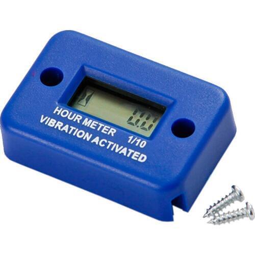 Waterproof Vibration Wireless Hour Meter for Gas Diesel Engine and Electric Motor Lawn Mower Chain Saw Tractor Truck