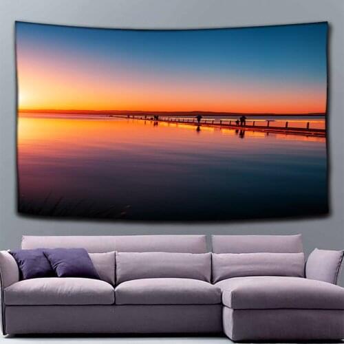 Sunset Landscape Large Wall Tapestry Hippie Wall Hanging Bohemian Wall Tapestries Mandala Wall Art Decor