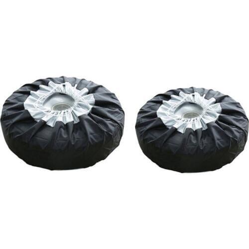 1PC Tire Cover Case Car Spare Tire Cover Storage Bags Carry Tote Polyester Tire For Cars Wheel Protection Covers 4 Season 6XDB