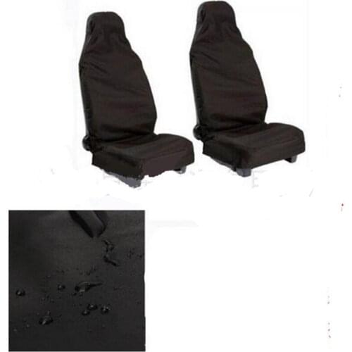 5pair(2pcs/pair) /LOT universal black Car Seat Covers Front Seat Cover Waterproof Anti-Dust Cushion Cover Car Seat Protector