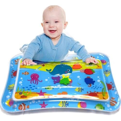 Baby Water Toy Mat Pat Pad Spray Inflatable Different Patterns Water Cushion Mat Ice Music Water Pool Accessories
