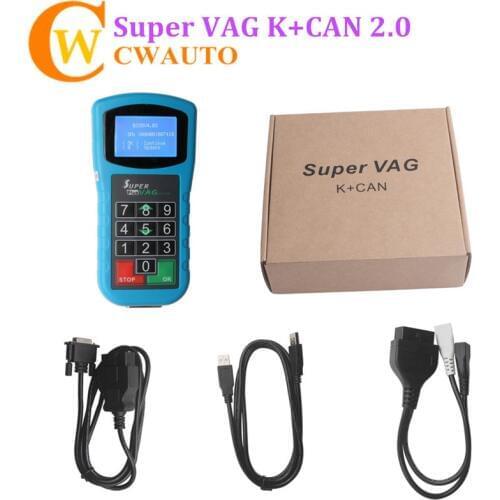 Super VAG K+CAN Plus 2.0 Auto Key Programmer VAG Diagnosis Scanner Mileage Correction Tool