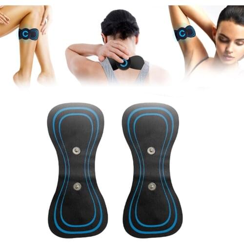 Electric Massager Pad Mini Cervical Massage Stimulator Adjustable Massage Pad for Neck Shoulder Back Waist Arms Legs Aches